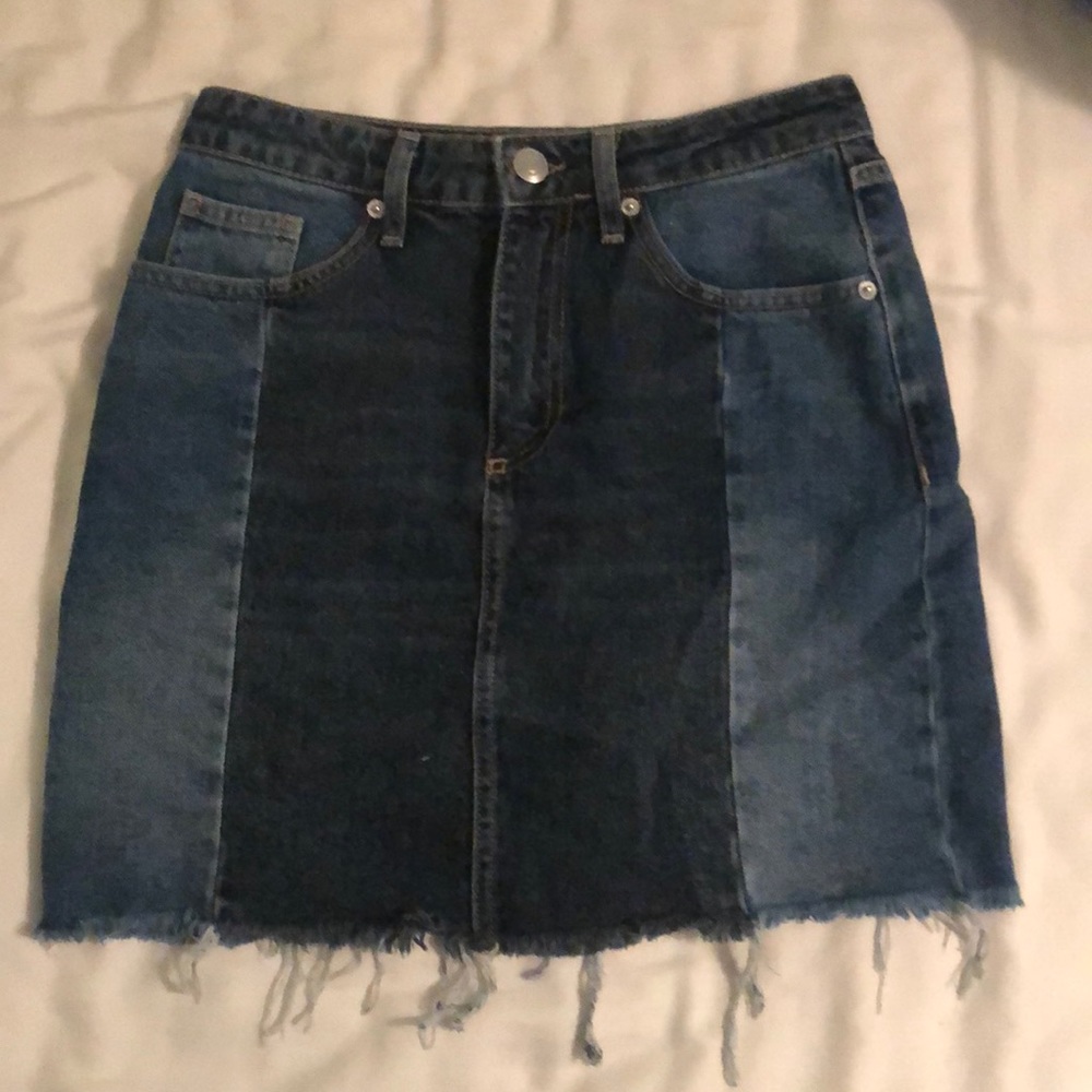 Urban Outfitters BDG two tone denim skirt